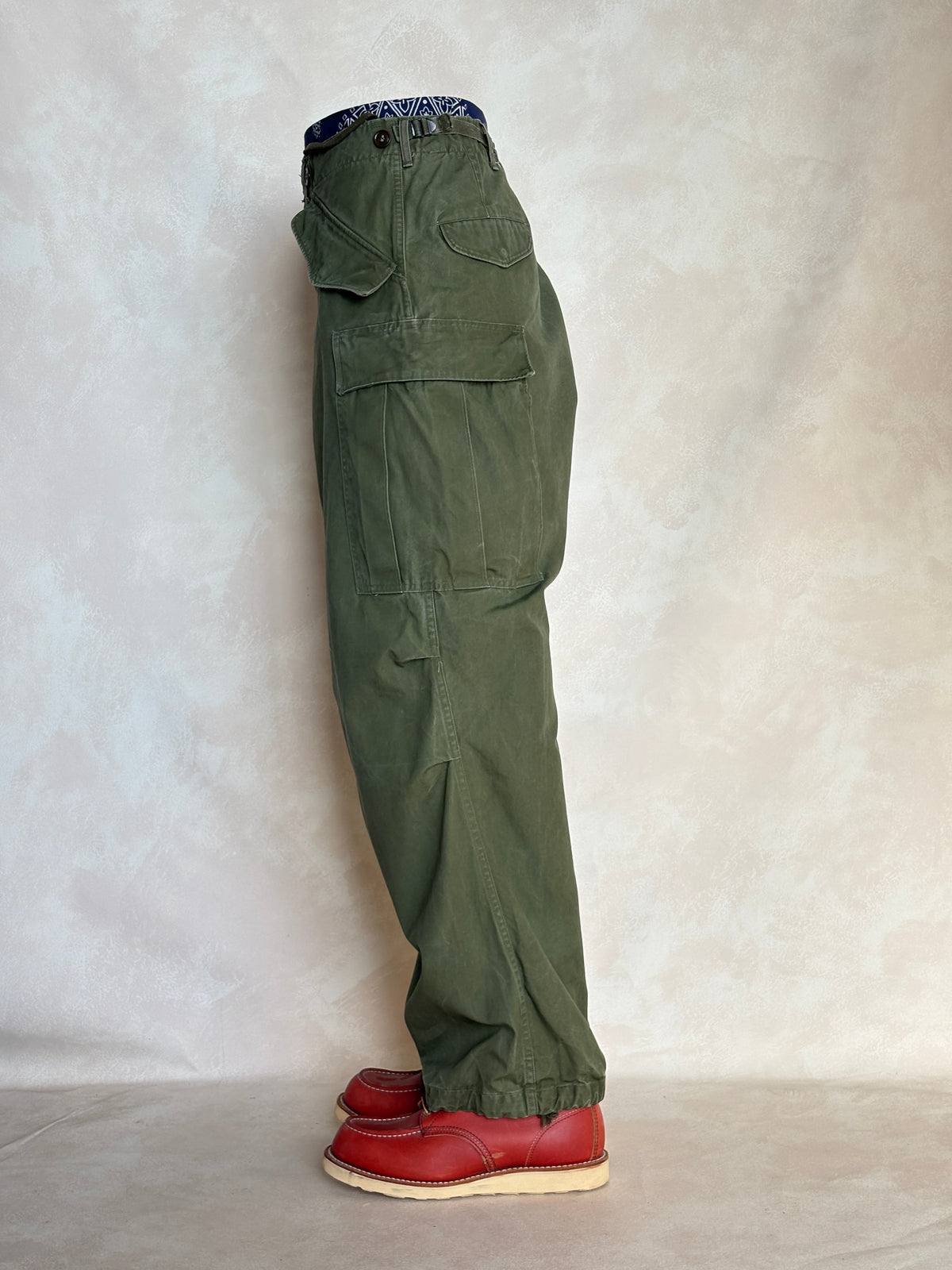 Vintage 1950s M-51 US Army Field Cargo Pants – Made in USA - Size Medium Reg.  Military Trousers