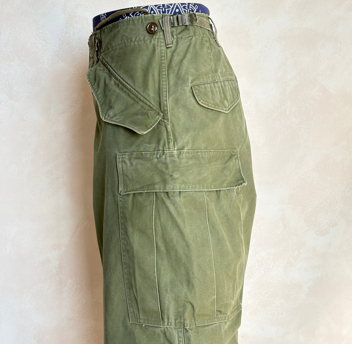 Vintage 1950s M-51 US Army Field Cargo Pants – Made in USA - Size Medium Reg.  Military Trousers