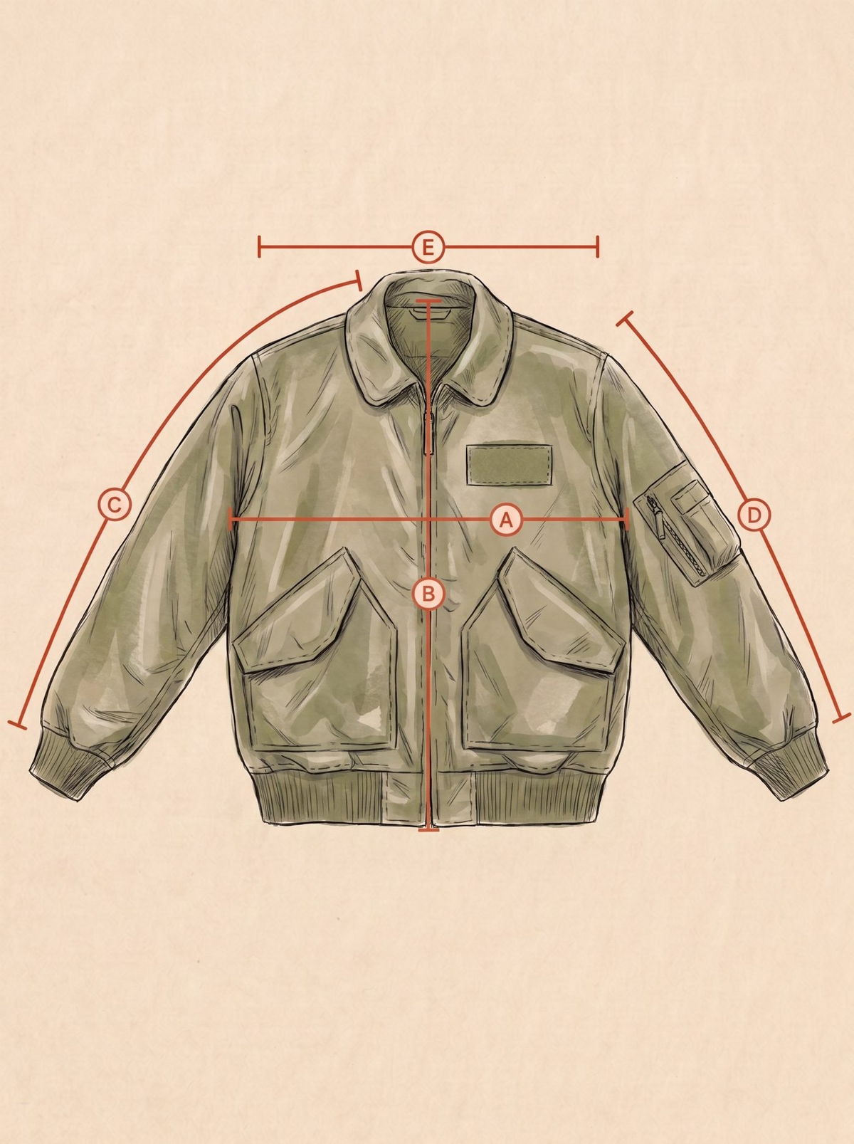 Authentic Vintage CWU-45/P Flight Jacket - 100% Aramid Fire Resistant - Size Large-AJ357 Studio
