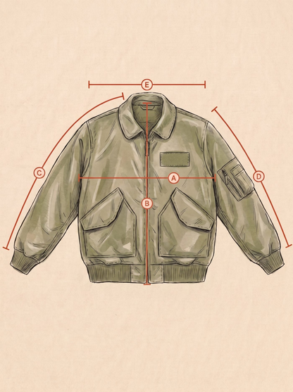 Authentic Vintage CWU-45/P Flight Jacket - 100% Aramid Fire Resistant - Size Large-AJ357 Studio