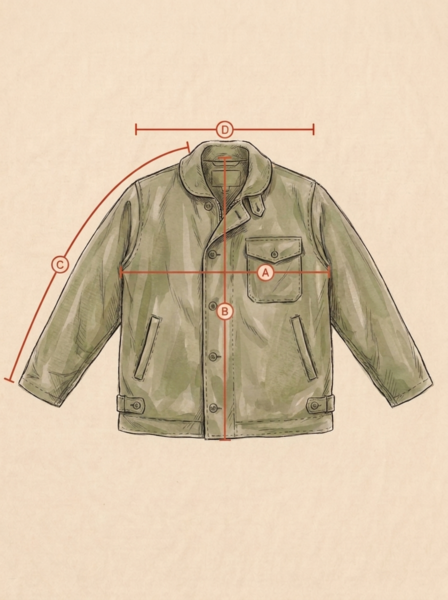 US Navy A-2 Deck Jacket — 1979  Issue, Authentic Military Outerwear- Size Small.