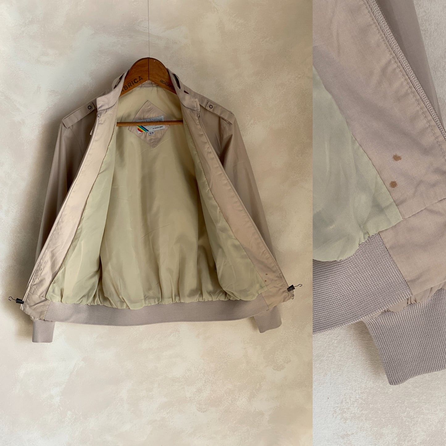 Size 5/6 US Vintage 80s members Only cotton jacket - USA Vintage Bcn