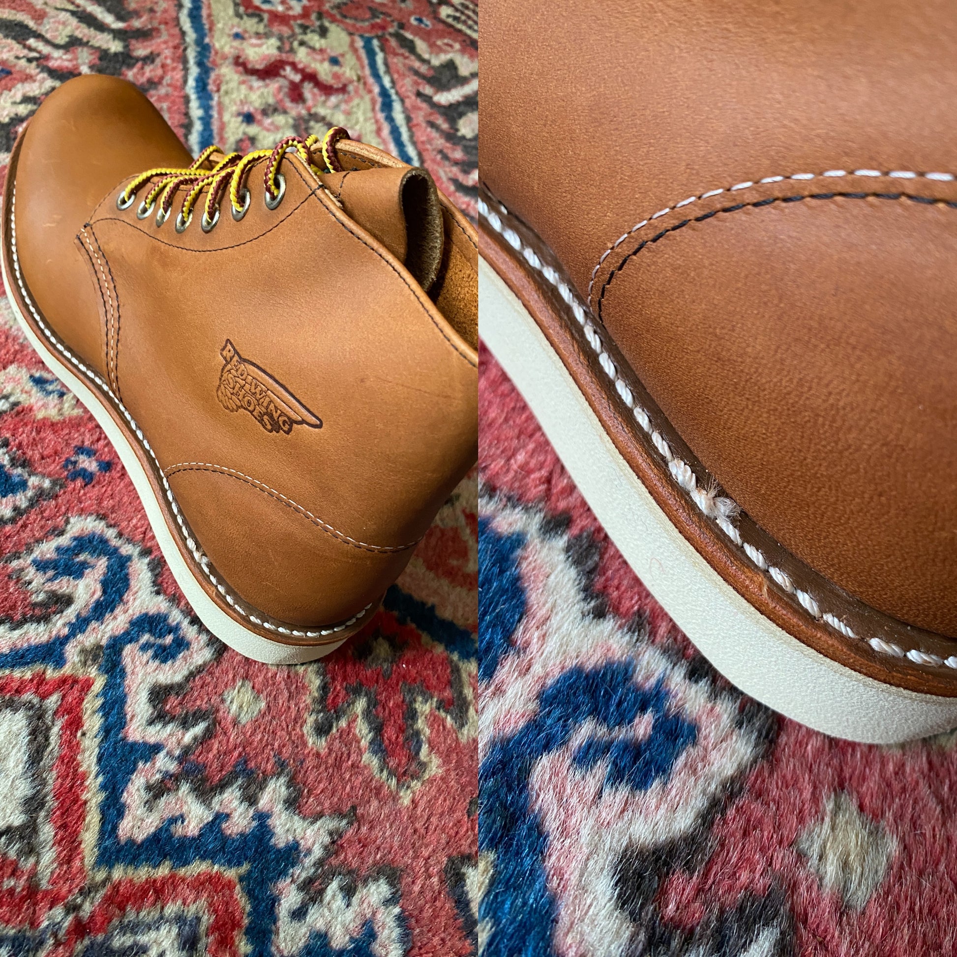 Size 8 D (41 EU ) Red Wing Heritage Classic Round Toe 9107 ( Second ) - USA Vintage Bcn