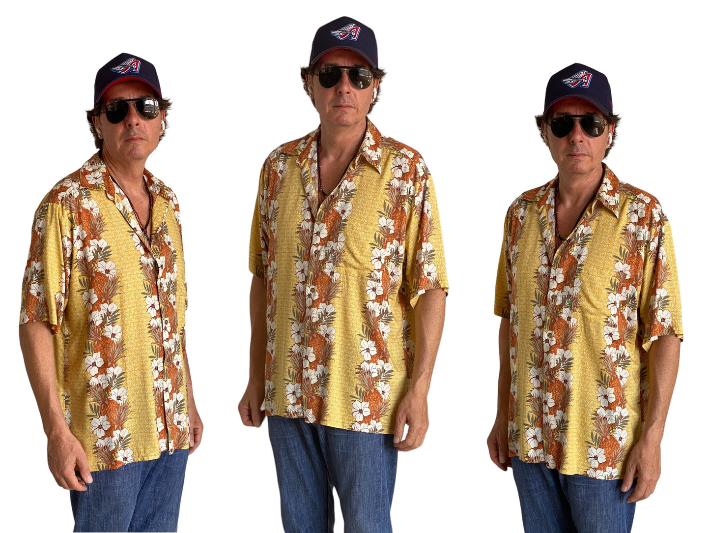 Size Large. Vintage 90s Rayon Hawaiian shirt by Puritan - USA Vintage Bcn