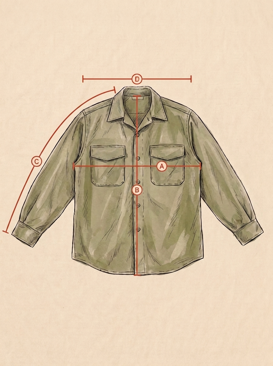 Medium. Authentic 1963 US Air Force vintage Fatigue Shirt