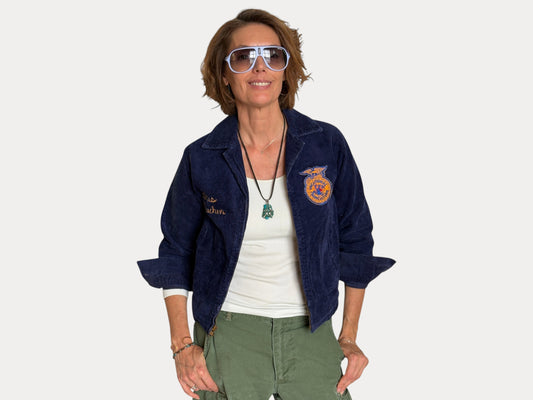 Size 32US / 42EU. 70s Vintage Texas Future farmer of America jacket.Made in USA-AJ357 Studio-AJ357 Studio