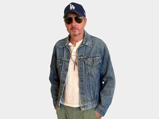 Size 42US/52EU. Vintage late 70s 70505 Levis 2 pockets made in USA-AJ357 Studio-AJ357 Studio