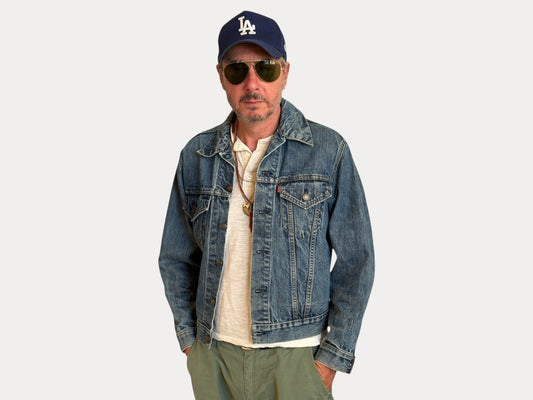 Size 40US / 50EU. Vintage 70s Levi’s Denim Jacket – 2 Pockets – Made in USA-AJ357 Studio-AJ357 Studio