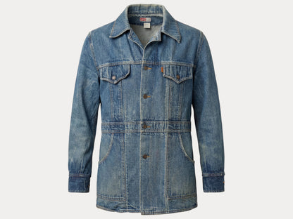 Size Large . Vintage 70s long Levis jacket Made in USA.-AJ357 Studio-AJ357 Studio