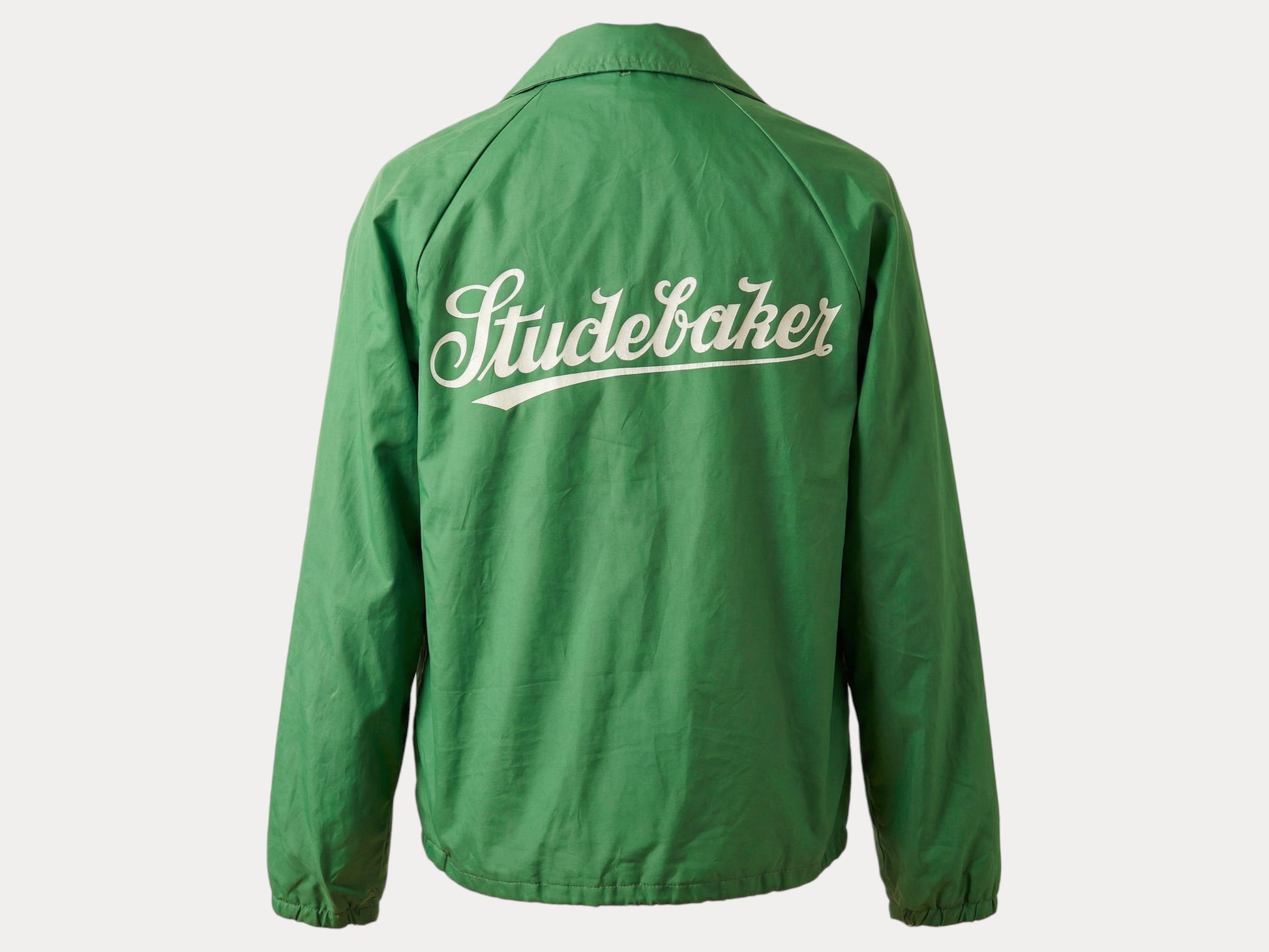 Size Med. Vintage 80s Green windbreaker Made in USA-AJ357 Studio-AJ357 Studio