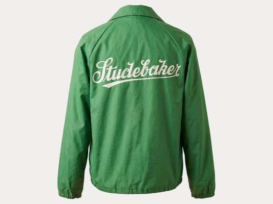 Size Med. Vintage 80s Green windbreaker Made in USA-AJ357 Studio-AJ357 Studio