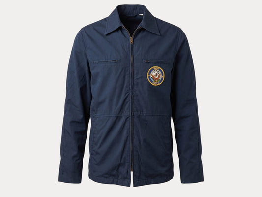 Size 36UE / 46EU . Vintage 1988 US Navy Utility Jacket – Made in USA-AJ357 Studio-AJ357 Studio