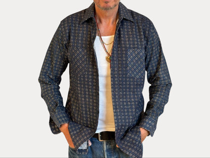 Size Med. Vintage 80s Dickies Flannel Plaid Shirt – Retro Grunge Workwear-AJ357 Studio-AJ357 Studio