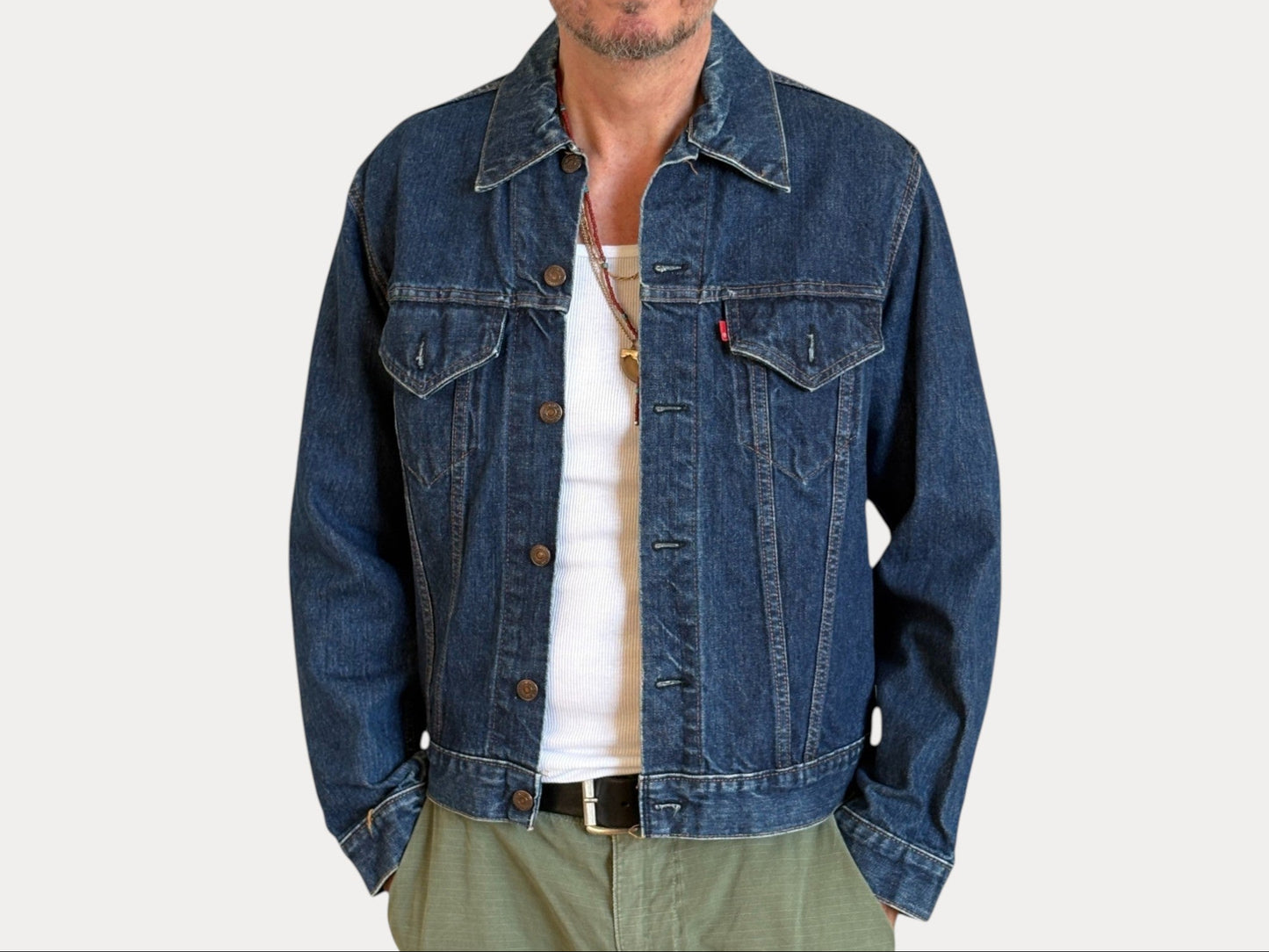 Size 42US / 52EU . Vintage 70s Levis jacket Made in USA.-AJ357 Studio-AJ357 Studio