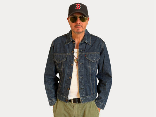Size 42US / 52EU . Vintage 70s Levis jacket Made in USA.-AJ357 Studio-AJ357 Studio
