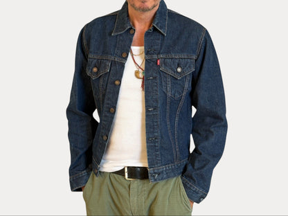 Size 40US / 50EU . Vintage 70s Levis single stitch jacket Made in USA.-AJ357 Studio-AJ357 Studio
