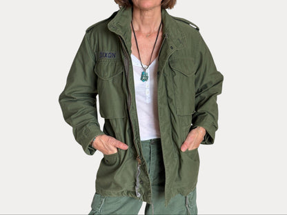 X Small Short. 1982 Authentic US Army M-65 Field jacket Military-AJ357 Studio-AJ357 Studio