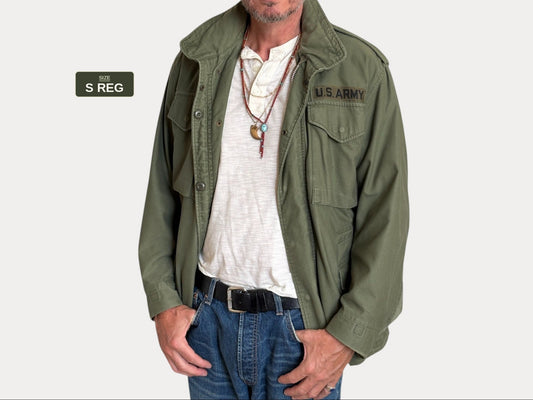 Small Regular – Authentic 1967 US Army M-65 Field Jacket Military
