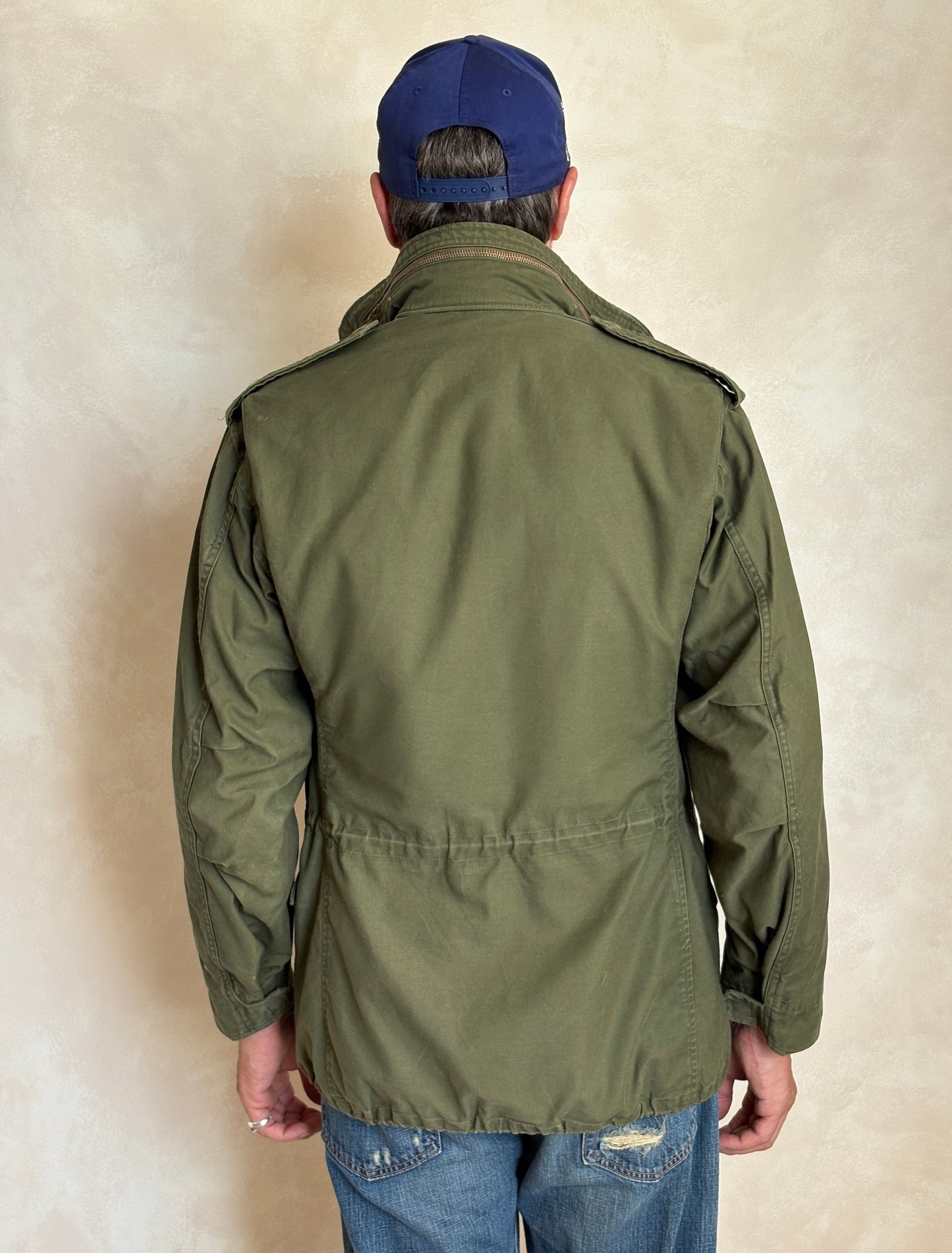 Small Regular – Authentic 1980 US Army M-65 Field Jacket Military by John Ownbey - USA Vintage Bcn
