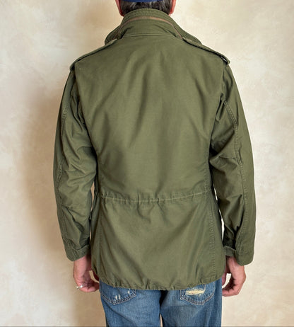 Small Regular – Authentic 1980 US Army M-65 Field Jacket Military by John Ownbey-AJ357 Studio