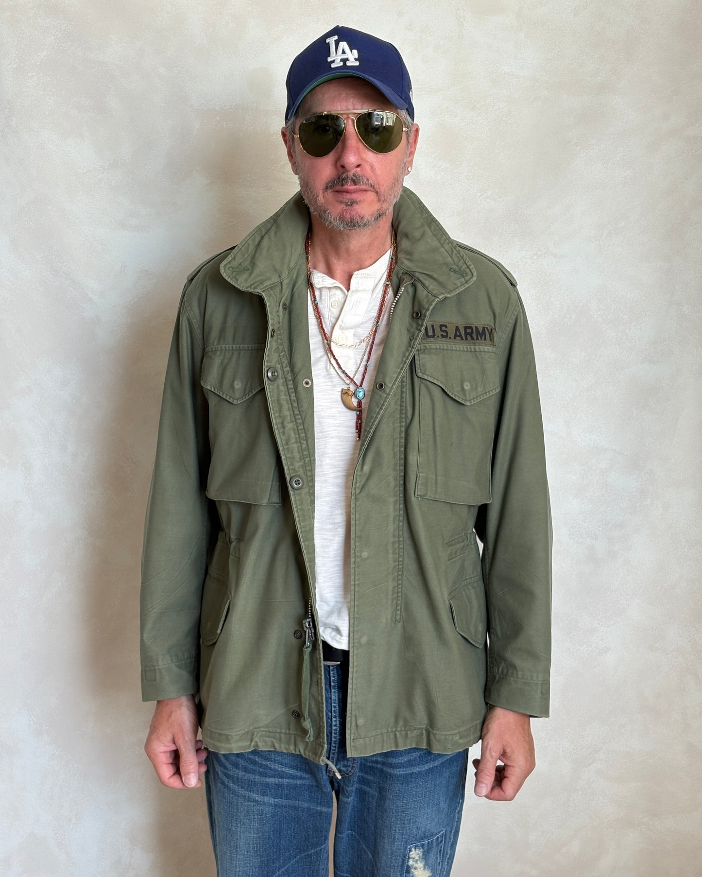 Small Regular – Authentic 1967 US Army M-65 Field Jacket Military - USA Vintage Bcn