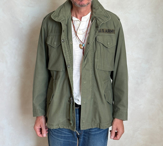 Small Regular – Authentic 1967 US Army M-65 Field Jacket Military-AJ357 Studio