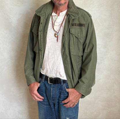 Small Regular – Authentic 1967 US Army M-65 Field Jacket Military-AJ357 Studio