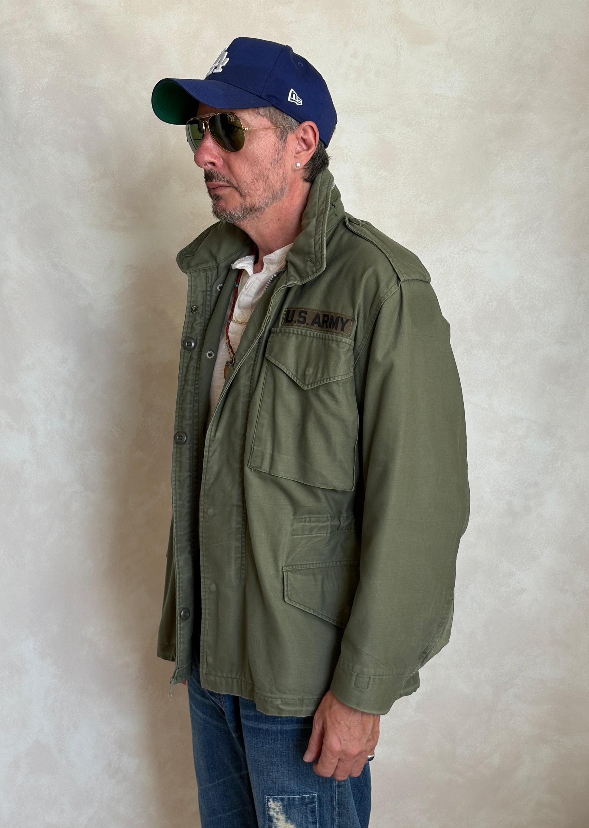 Small Regular – Authentic 1967 US Army M-65 Field Jacket Military - USA Vintage Bcn