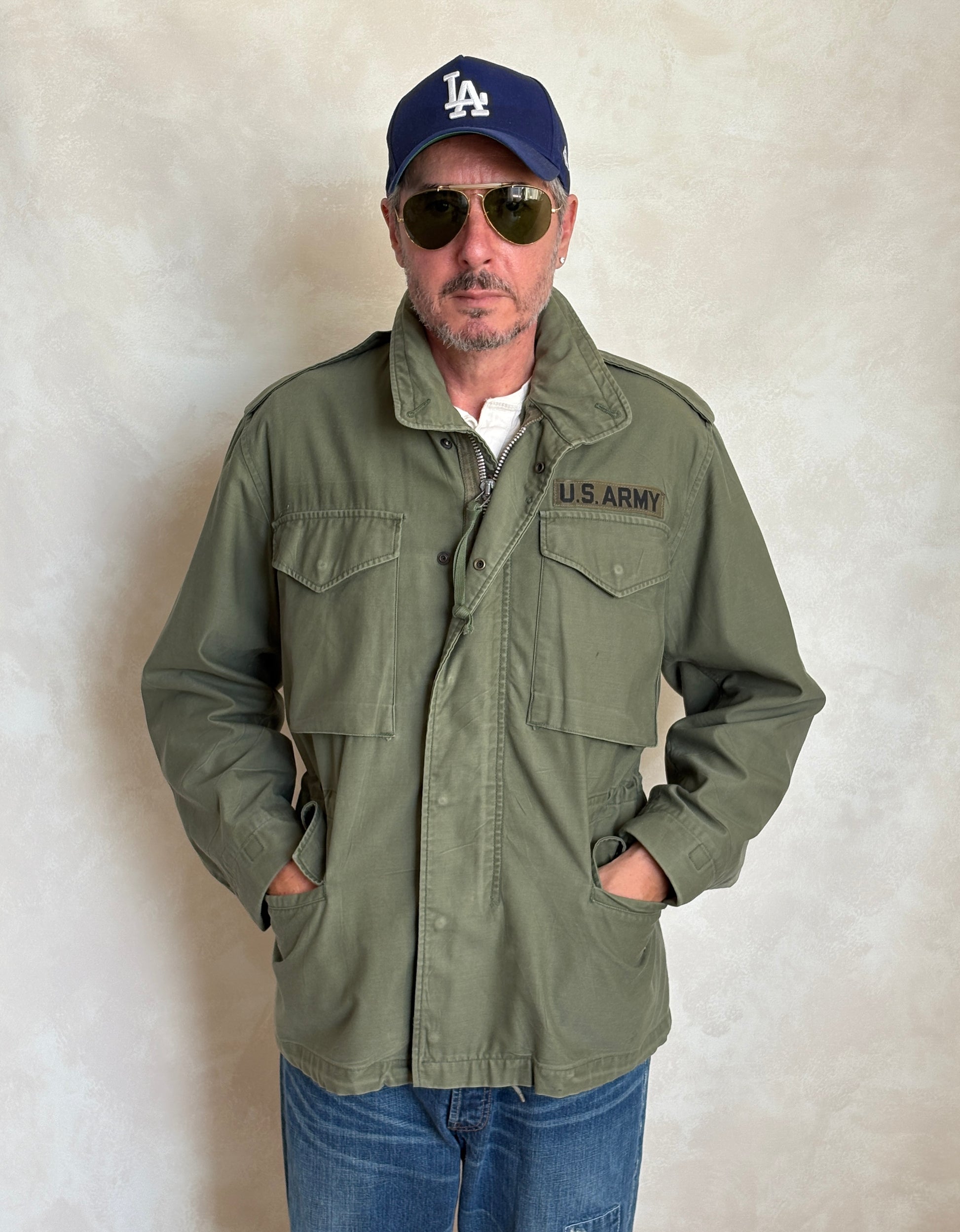 Small Regular – Authentic 1967 US Army M-65 Field Jacket Military - USA Vintage Bcn