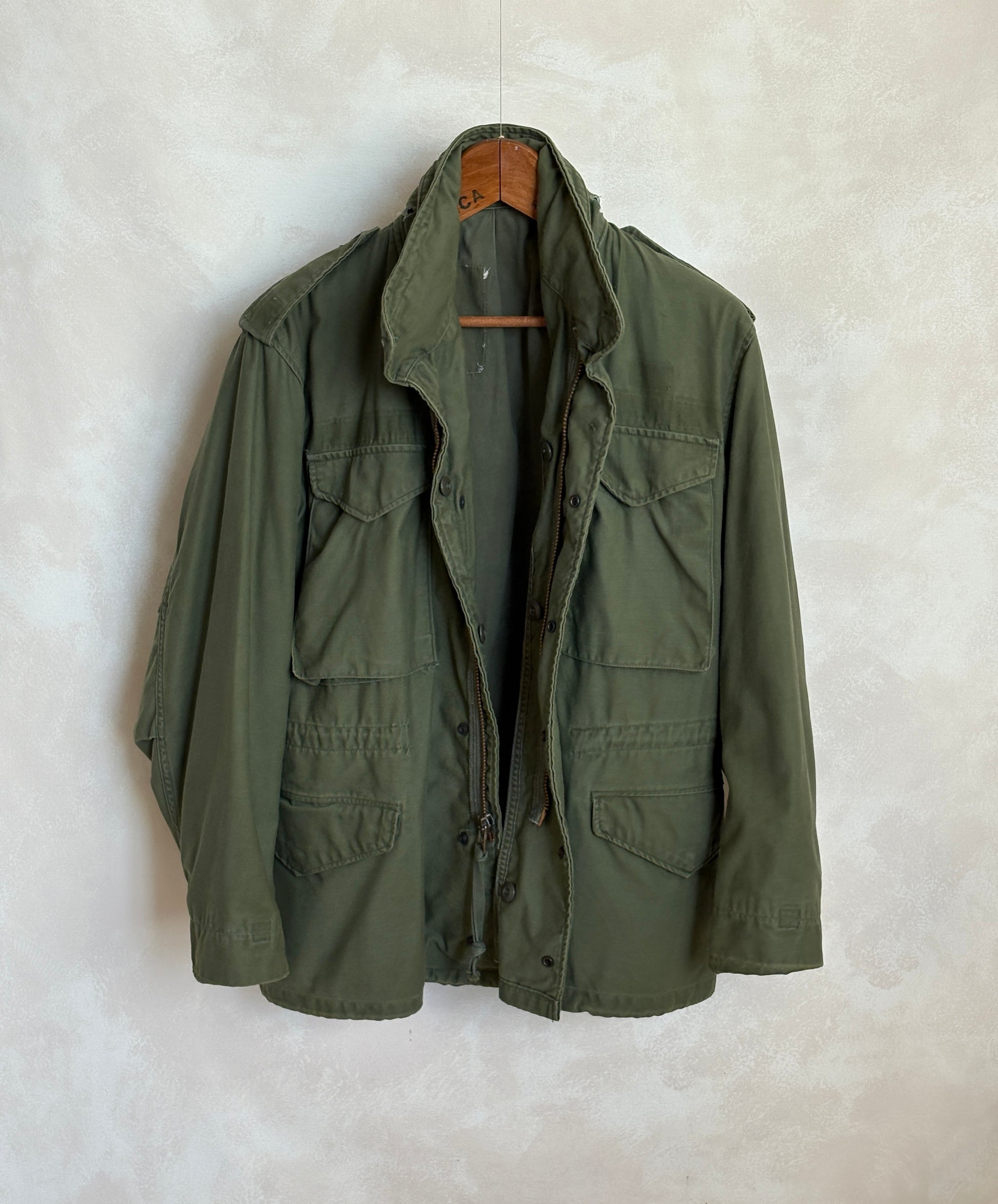 Small Reg. Authentic US Army M-65 field jacket Military - USA Vintage Bcn