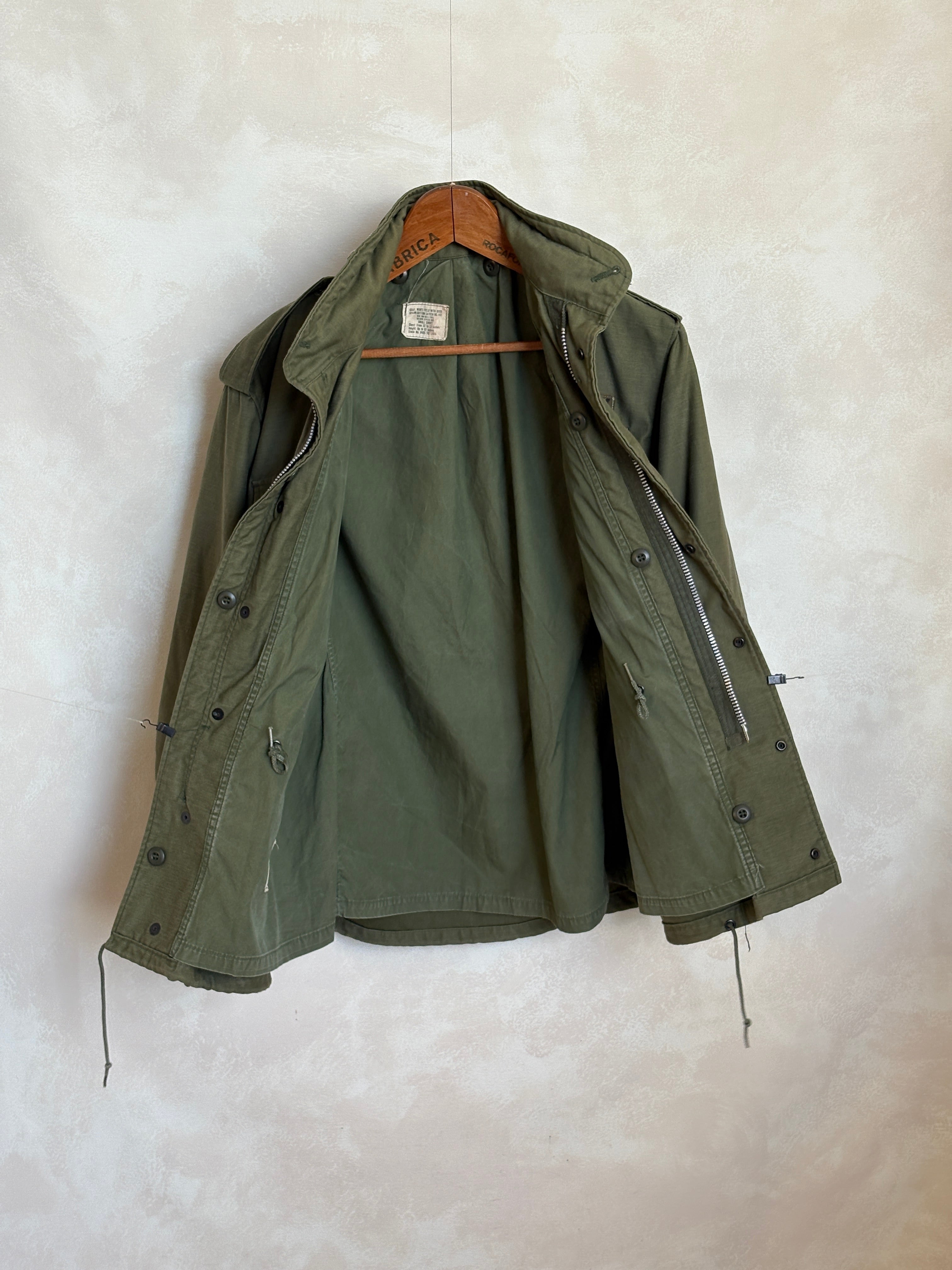 Vintage M-65 Field Jacket Medium Long Military Style – AJ357 Studio