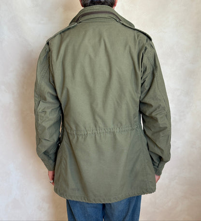 Med Long. Authentic 1987 US Army M-65 field jacket Military-AJ357 Studio