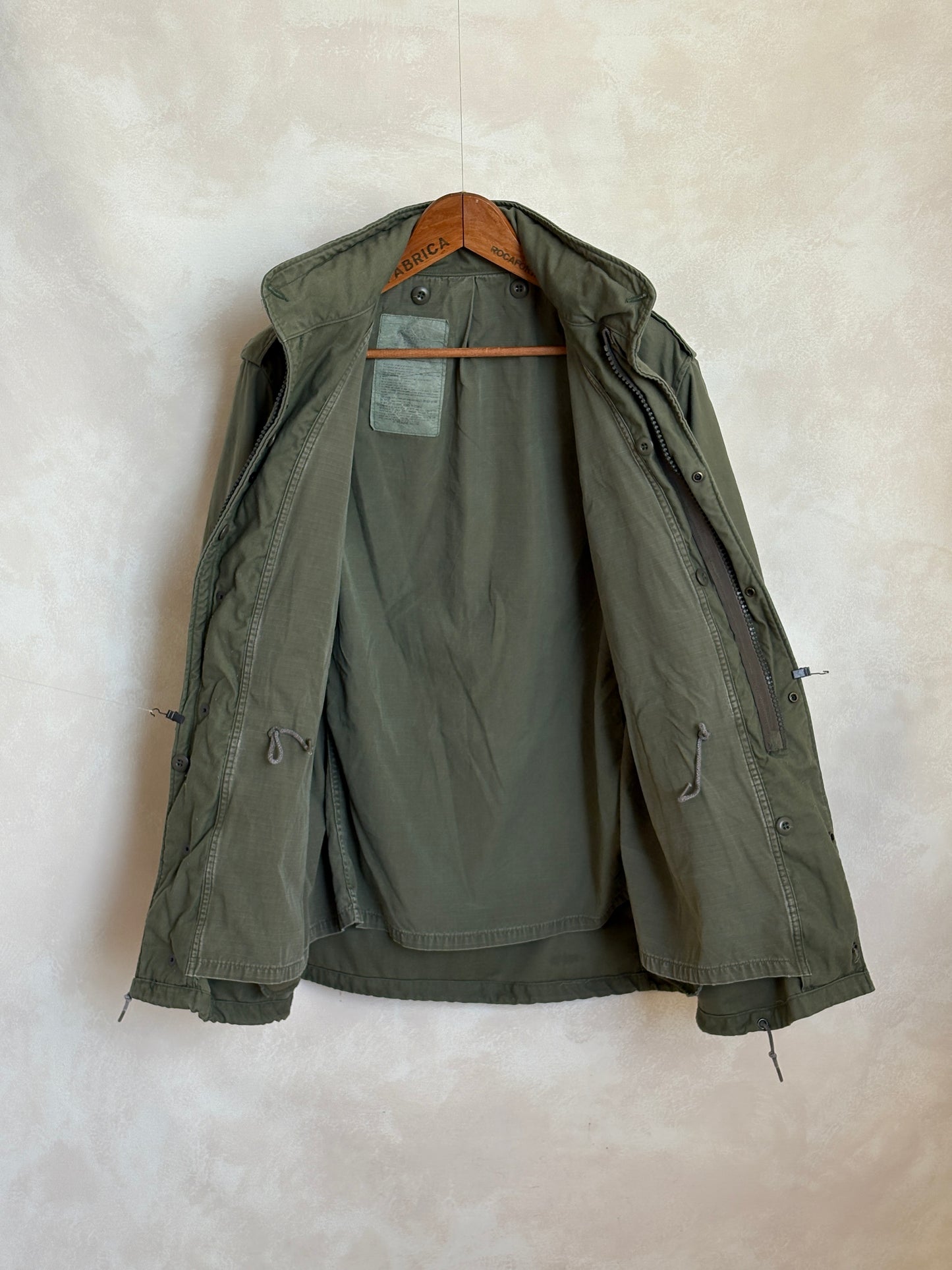 Med Long. Authentic 1987 US Army M-65 field jacket Military - USA Vintage Bcn