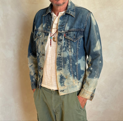Size 38US / 48EU. Vintage 70s Levi’s Denim Jacket – 2 Pockets – Made in USA-AJ357 Studio