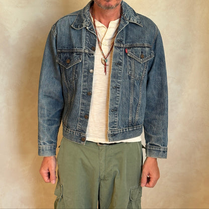 Size 40US / 50EU. Vintage 70s Levi’s Denim Jacket – 2 Pockets – Made in USA-AJ357 Studio