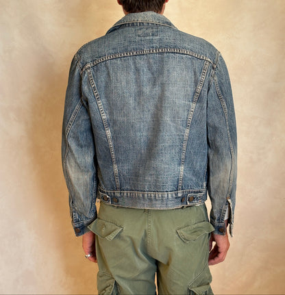 Size 40US / 50EU. Vintage 70s Levi’s Denim Jacket – 2 Pockets – Made in USA-AJ357 Studio