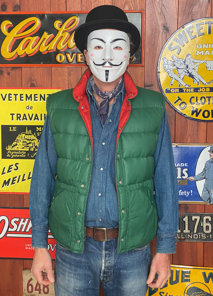 Size Med. Vintage reversible down vest-AJ357 Studio