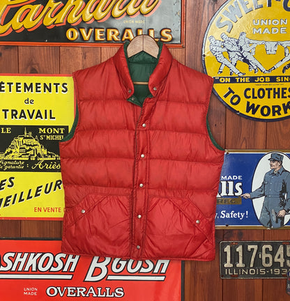 Size Med. Vintage reversible down vest-AJ357 Studio