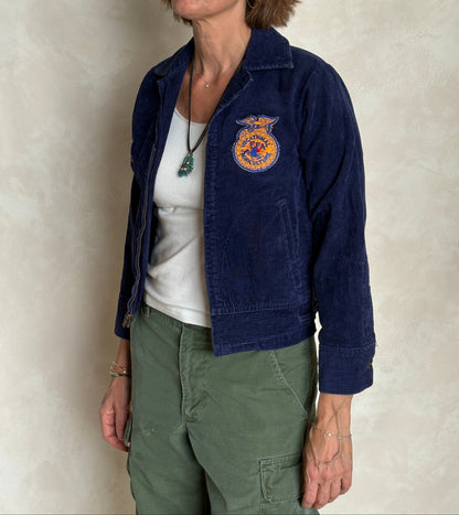 Size 32US / 42EU. 70s Vintage Texas Future farmer of America jacket.Made in USA-AJ357 Studio
