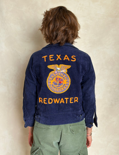 Size 32US / 42EU. 70s Vintage Texas Future farmer of America jacket.Made in USA-AJ357 Studio