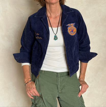 Size 32US / 42EU. 70s Vintage Texas Future farmer of America jacket.Made in USA-AJ357 Studio