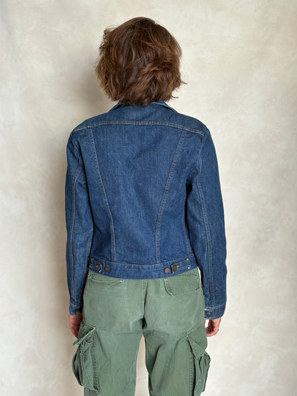 Size 36US / 46EU . Vintage 70s Wrangler Denim Jacket – 4 Pockets – Made in USA-AJ357 Studio