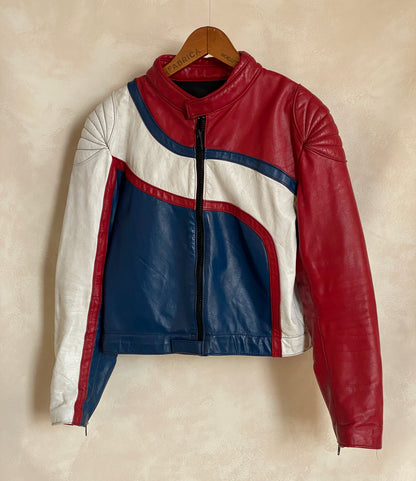 Size 42US/52EU. Vintage Angora Motorcycle jacket Made in Canada-AJ357 Studio