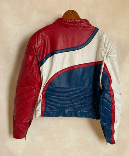 Size 42US/52EU. Vintage Angora Motorcycle jacket Made in Canada-AJ357 Studio