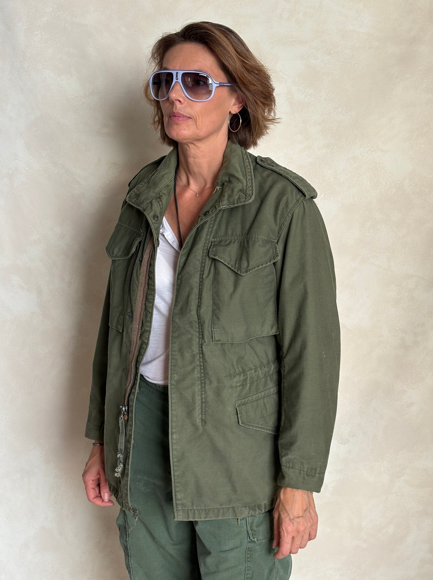 X Small Reg. Authentic 1980 US Army M-65 field jacket Military - USA Vintage Bcn