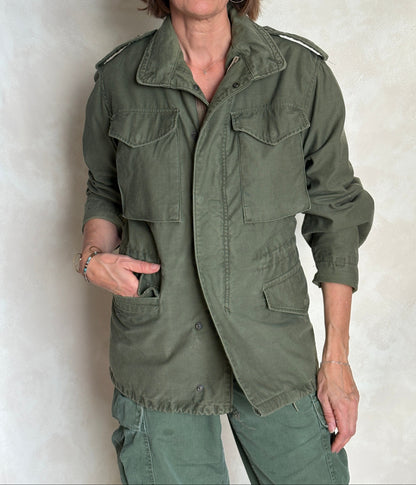 X Small Reg. Authentic 1980 US Army M-65 field jacket Military-AJ357 Studio