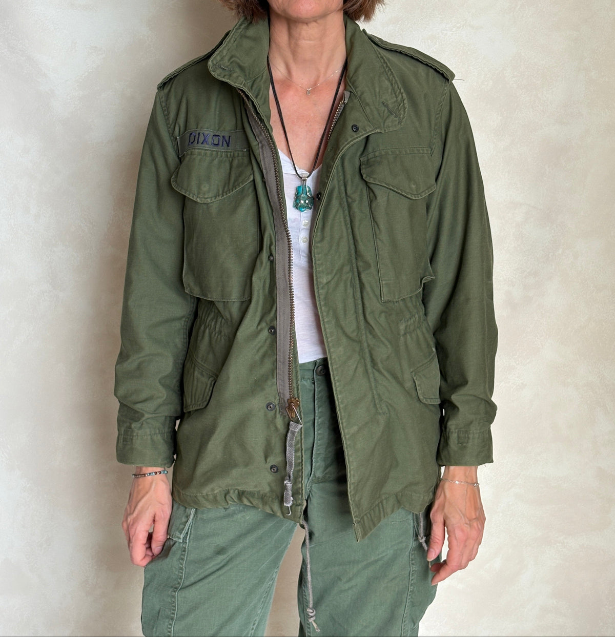 X Small Short. 1982 Authentic US Army M-65 Field jacket Military-AJ357 Studio