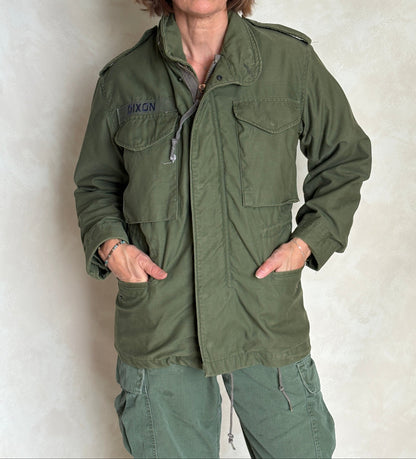 X Small Short. 1982 Authentic US Army M-65 Field jacket Military-AJ357 Studio