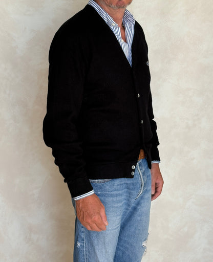 Vintage Izod Lacoste Knit Cardigan — Medium