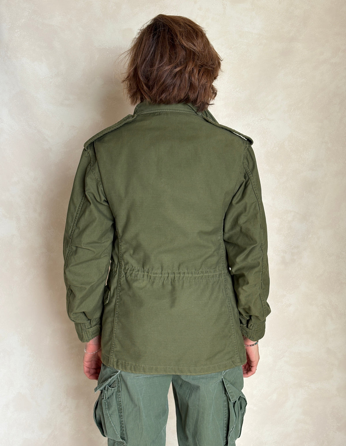 X Small Short. Authentic 1982 US Army M-65 field jacket Military-AJ357 Studio